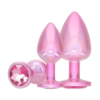 Ouch! Paris Collection – sada análnych kolíkov, ružová