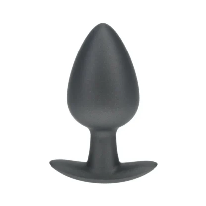 Ouch! Smooth Silicone – análny kolík, veľký, gunmetal