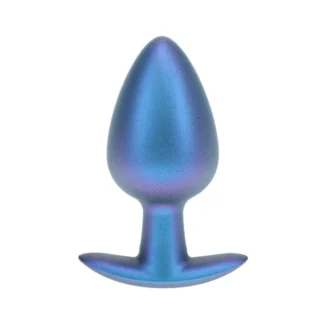 Ouch! Smooth Silicone – análny kolík, veľký, metalická modrá