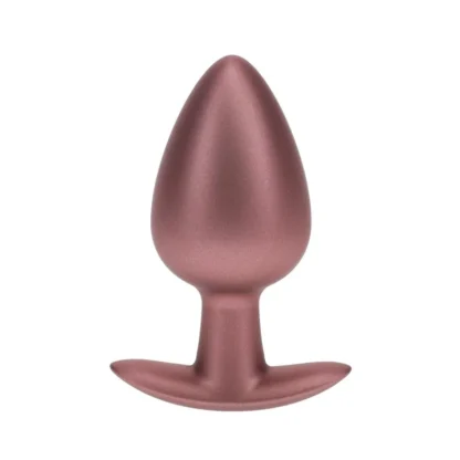 Ouch! Smooth Silicone – análny kolík, veľký, rose gold