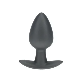 Ouch! Smooth Silicone – análny kolík, stredný, gunmetal
