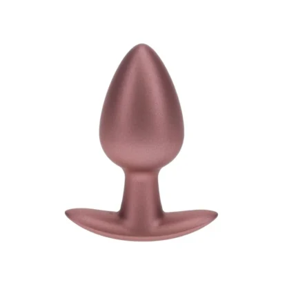 Ouch! Smooth Silicone – análny kolík, stredný, rose gold