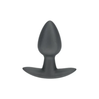 Ouch! Smooth Silicone – análny kolík, malý, gunmetal