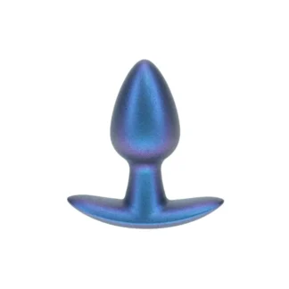 Ouch! Smooth Silicone – análny kolík, malý, metalická modrá