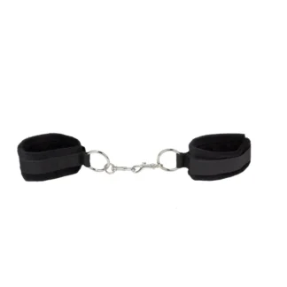 Ouch! Velcro Cuffs čierne putá na suchý zips