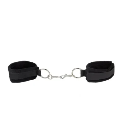 Ouch! Velcro Cuffs čierne putá na suchý zips