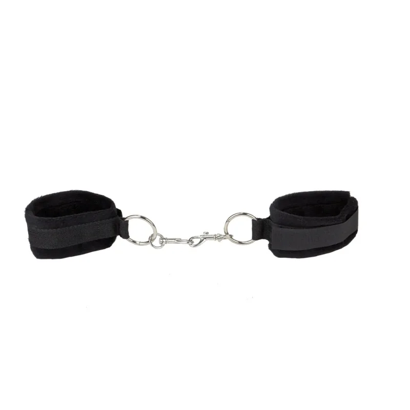 Ouch! Velcro Cuffs čierne putá na suchý zips