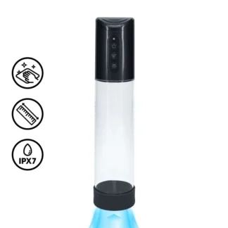 Pumped HyperPump vákuová pumpa na penis, gun metal