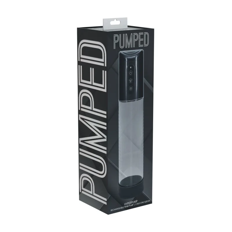 Pumped HyperPump vákuová pumpa na penis, gun metal – Obrázok 7
