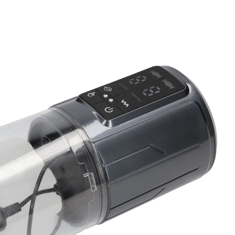Pumped UltraLift automatický masturbátor, gun metal – Obrázok 3