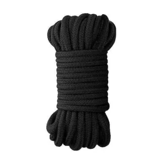 Ouch! čierne japonské bondage lano 10 m