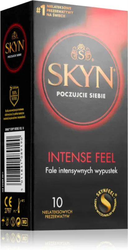 SKYN Intense Feel 10 ks - bezlatexové kondómy