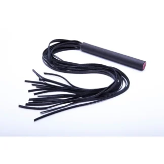 Whips Classic kožený flogger, čierny