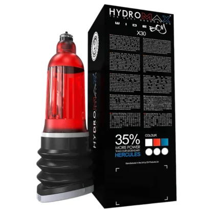 Bathmate Hydromax 7 Wide - Hydro čerpadlo (červené)