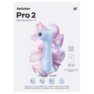 Satisfyer Pro 2 Generation 4 - dráždidlo klitorisu s tlakový­mi vlnami (modré)