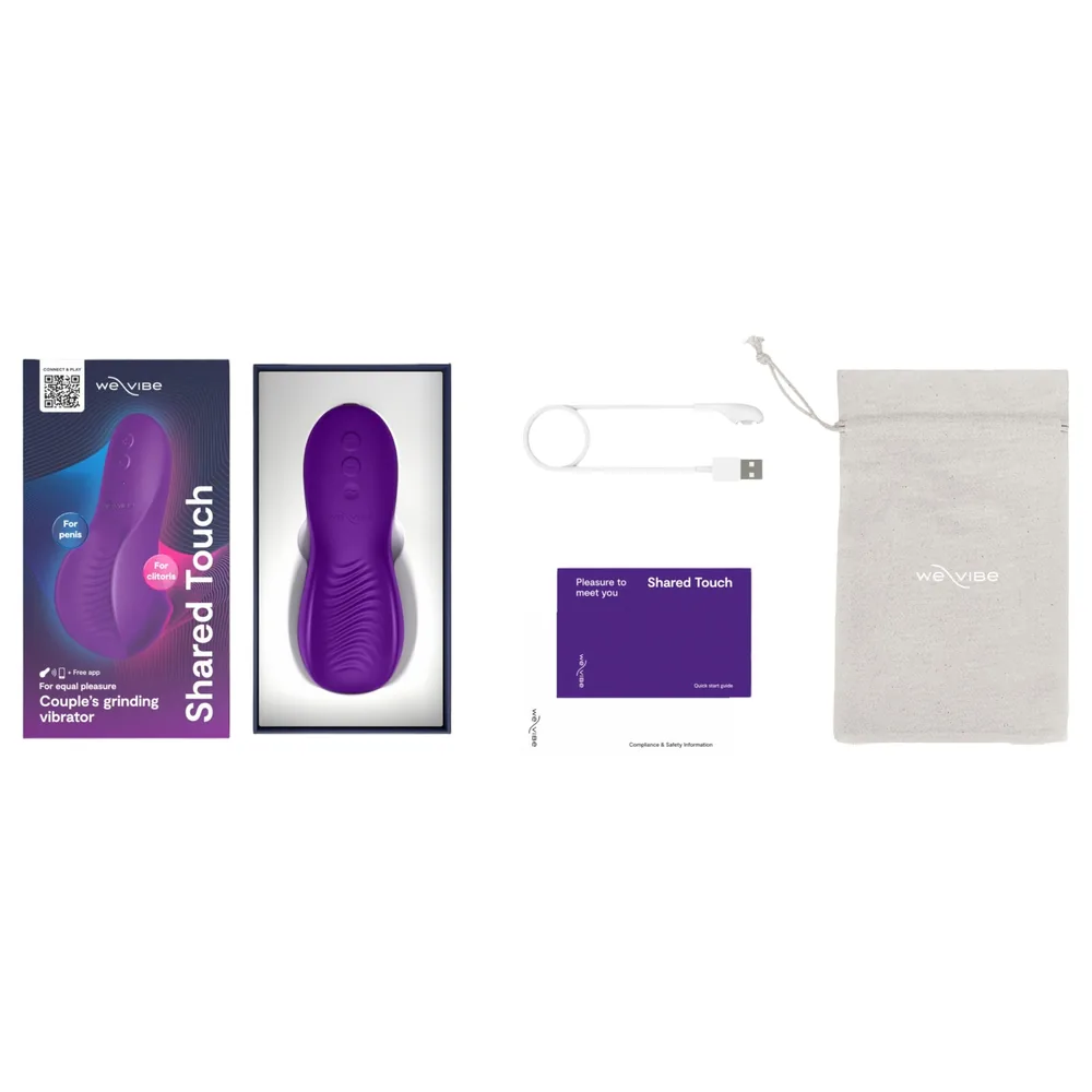 We-Vibe Shared Touch - inteligentný párový vibrátor (fialový) – Obrázok 4