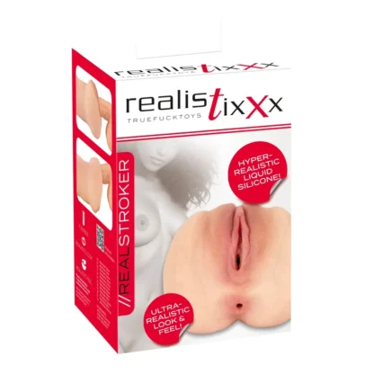 Realistixxx Real Stroker - realistická vagína a anál masturbátor (telová farba)