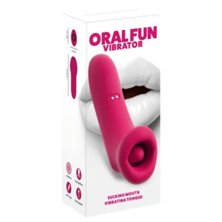 You2Toys Oral Fun - vákuový a jazykový stimulátor klitorisu (ružový)