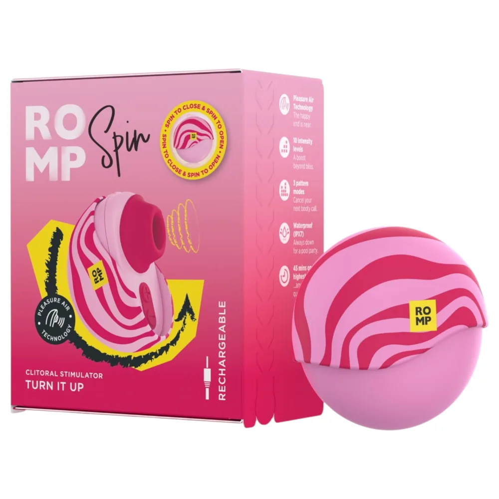 ROMP Spin - vzduchový stimulátor klitorisu (ružový) – Obrázok 6