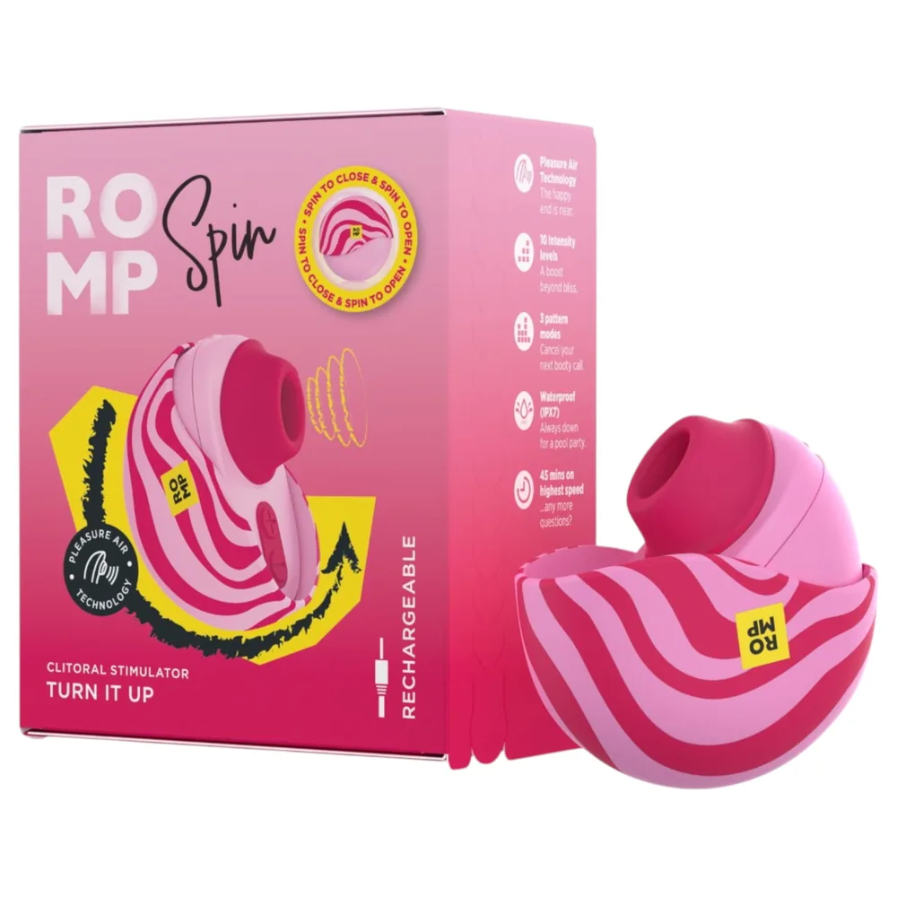 ROMP Spin - vzduchový stimulátor klitorisu (ružový) – Obrázok 7