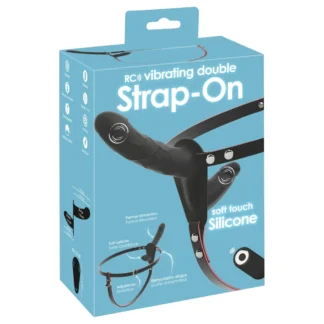 You2Toys - diaľkovo ovládaný dvojitý nasadzovací vibrátor (čierny)