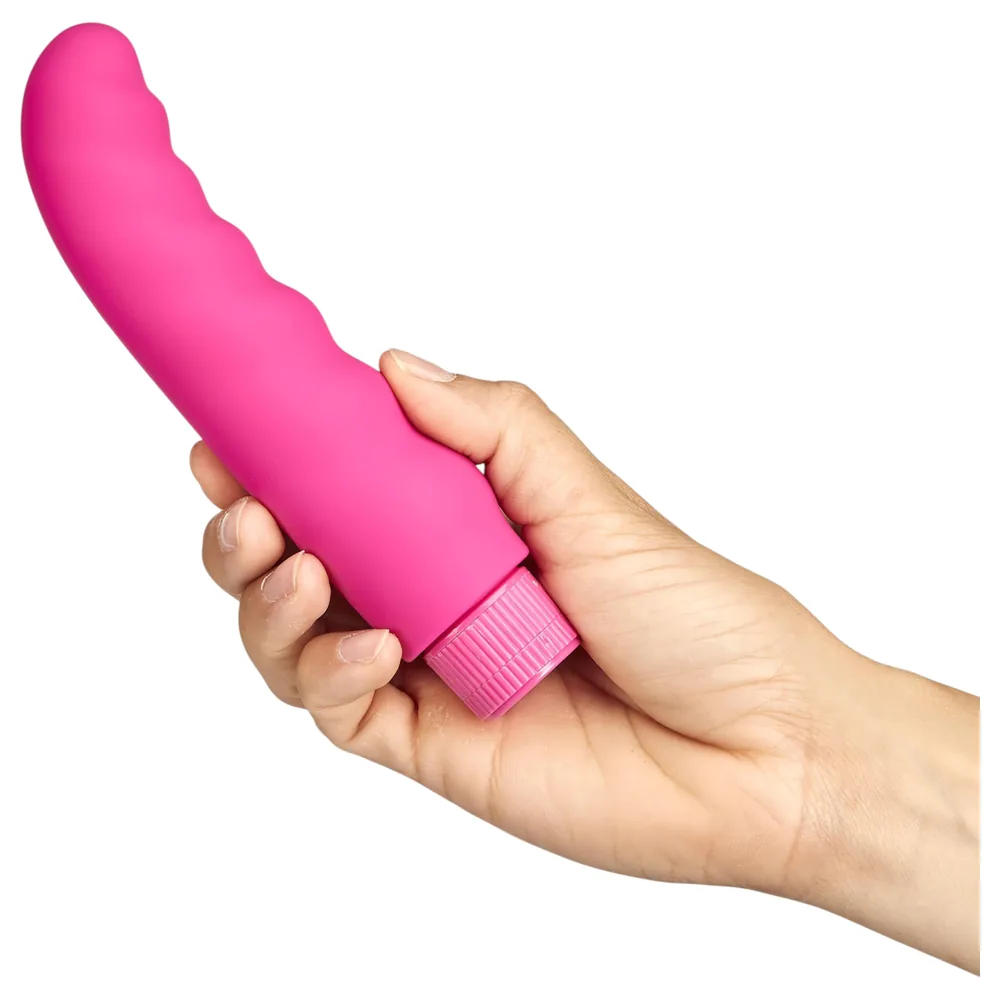 Baseks - vlnitý vibrátor (ružový) - 16 cm – Obrázok 3