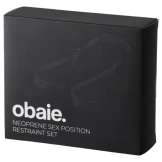 Obaie - neoprénový polohovací popruh (čierny)