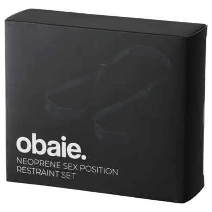 Obaie - neoprénový polohovací popruh (čierny)