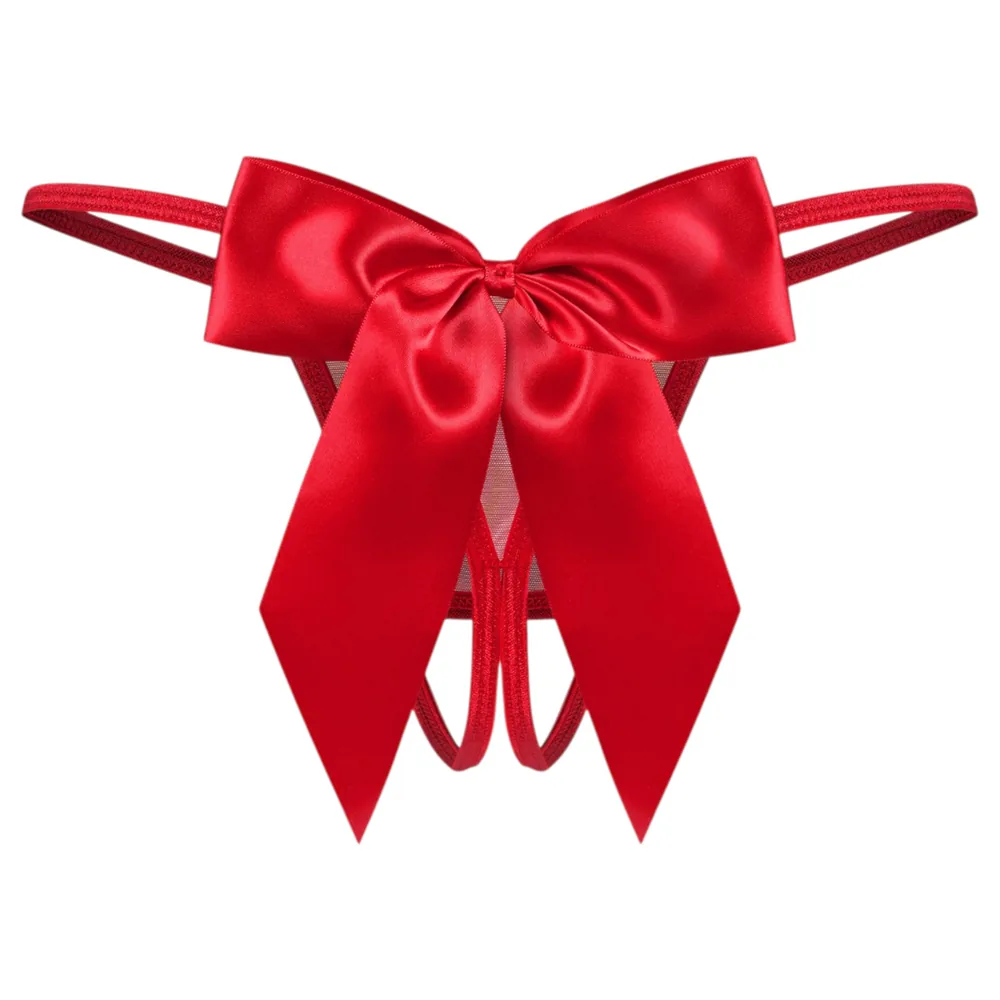 Obsessive Gifty - otvorené tangá (červené) – Obrázok 4