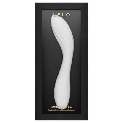 LELO Mona Spectra - inteligentný vibrátor na bod G s LED svetlom (biely)