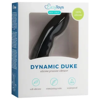 Easytoys Dynamic Duke - vibrátor na prostatu (čierny)