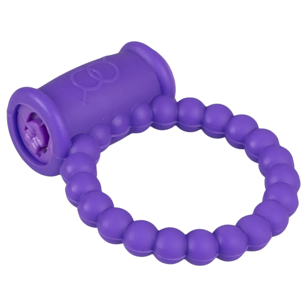 Easytoys - vibračný erekčný krúžok (fialový) – Obrázok 2
