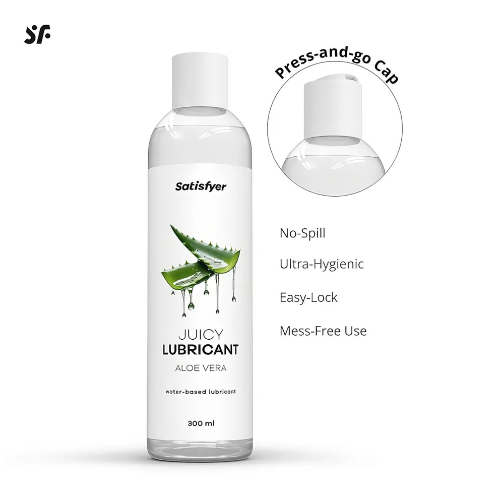 Satisfyer Juicy Aloe Vera - lubrikant s aloe vera (300 ml) – Obrázok 2