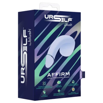 Blush UrSelf Affirm - realistický dildo (hnedý) - 13 cm