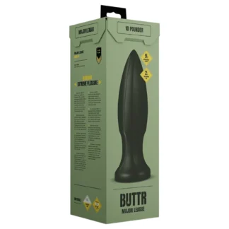 BUTTR Huge Explosive II - obrovský anál­ny kolík (čierny) - 29 cm