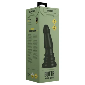 BUTTR Tactical II - obrovský análny kolík (čierny) - 26 cm