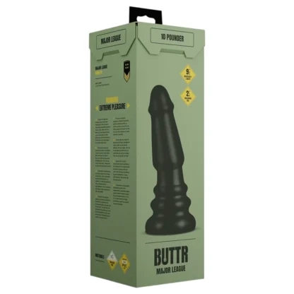 BUTTR Tactical II - obrovský análny kolík (čierny) - 26 cm