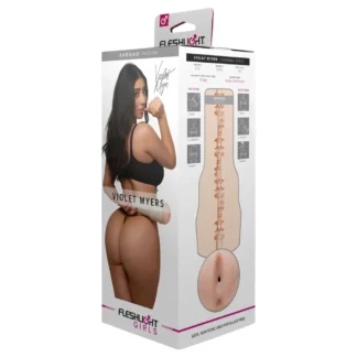 Fleshlight Girls Violet Myers Ahegao - realistický análny masturbátor (telovej farby)