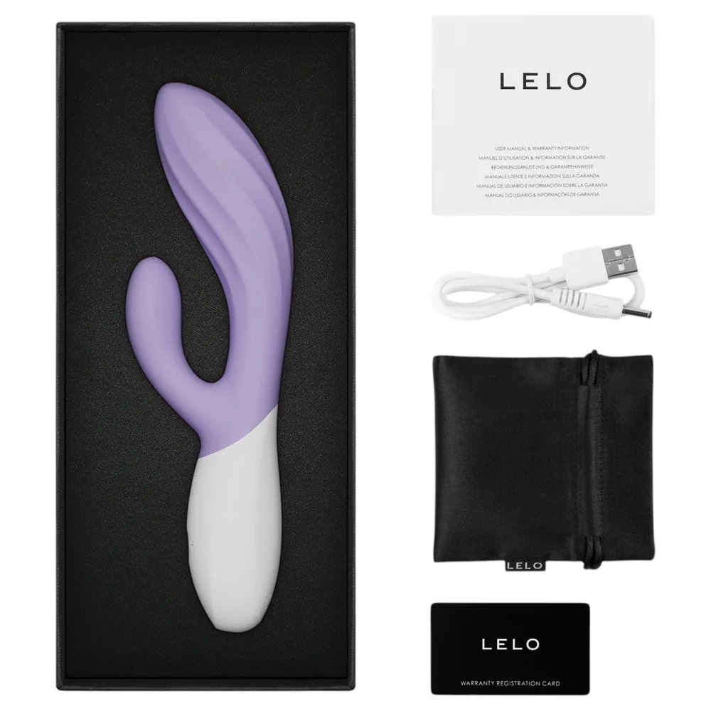 LELO INA Twist - vaginálny G-bod vibrátor s klitorálnym výstupkom (fialový) – Obrázok 3