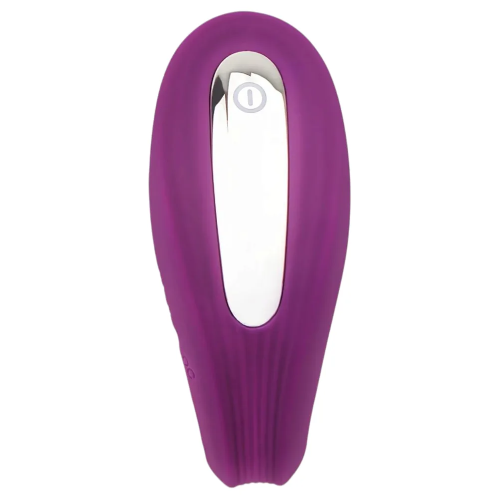 DiDi Sync Passion - diaľkovo ovládateľný, poklepávajúci párový vibrátor (fialový) – Obrázok 4