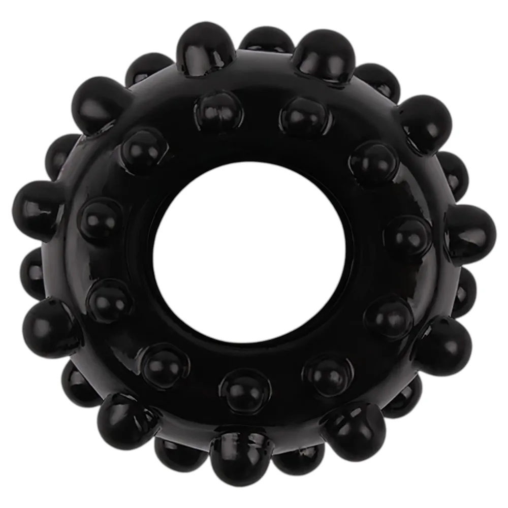 GK Power Gear Up - sada krúžkov na penis s ozubeným kolieskom (čierna) – Obrázok 3
