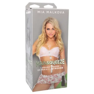 Doc Johnson Main Squeeze Mia Malkova - realistická umelá vagína masturbátor (telovej farby)